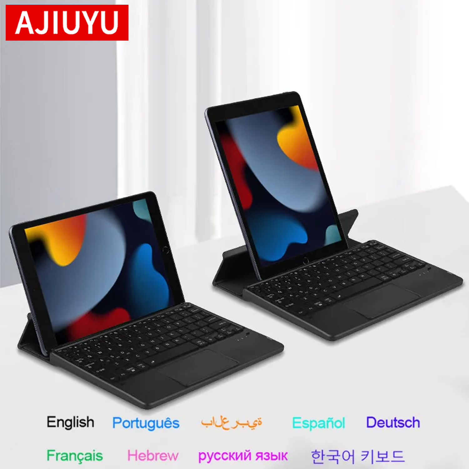 Accessories For Android Tablet - AJIUYU-Teclado plegable con Bluetooth, teclado retroiluminado
