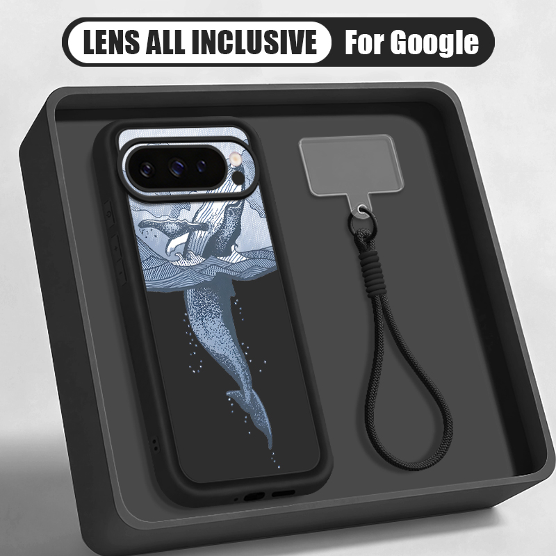 Google Pixel 8A - Funda con correa para la muñeca