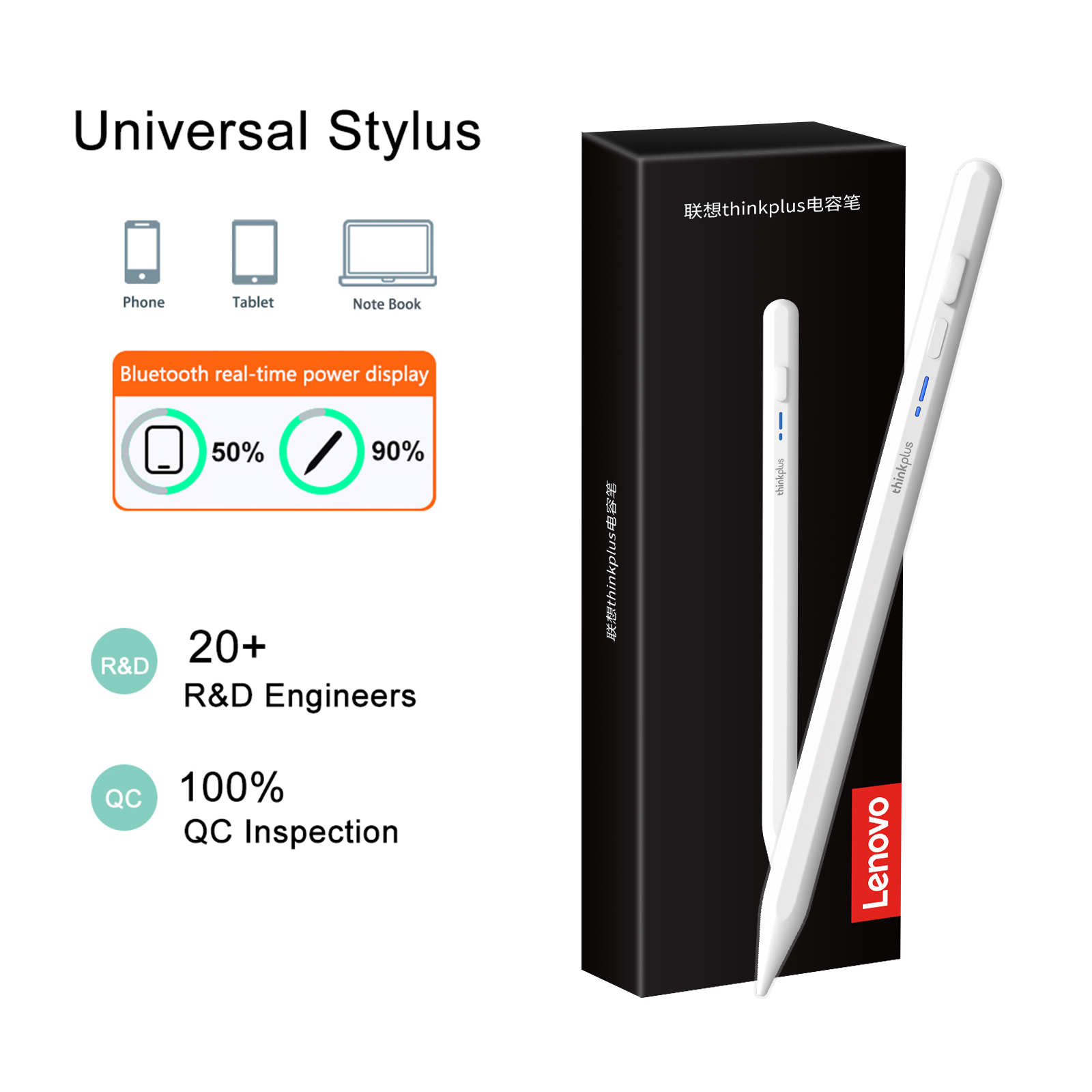 Drawing Tablet Pen Accessories - Lenovo-lápiz óptico Universal para tableta, Android,