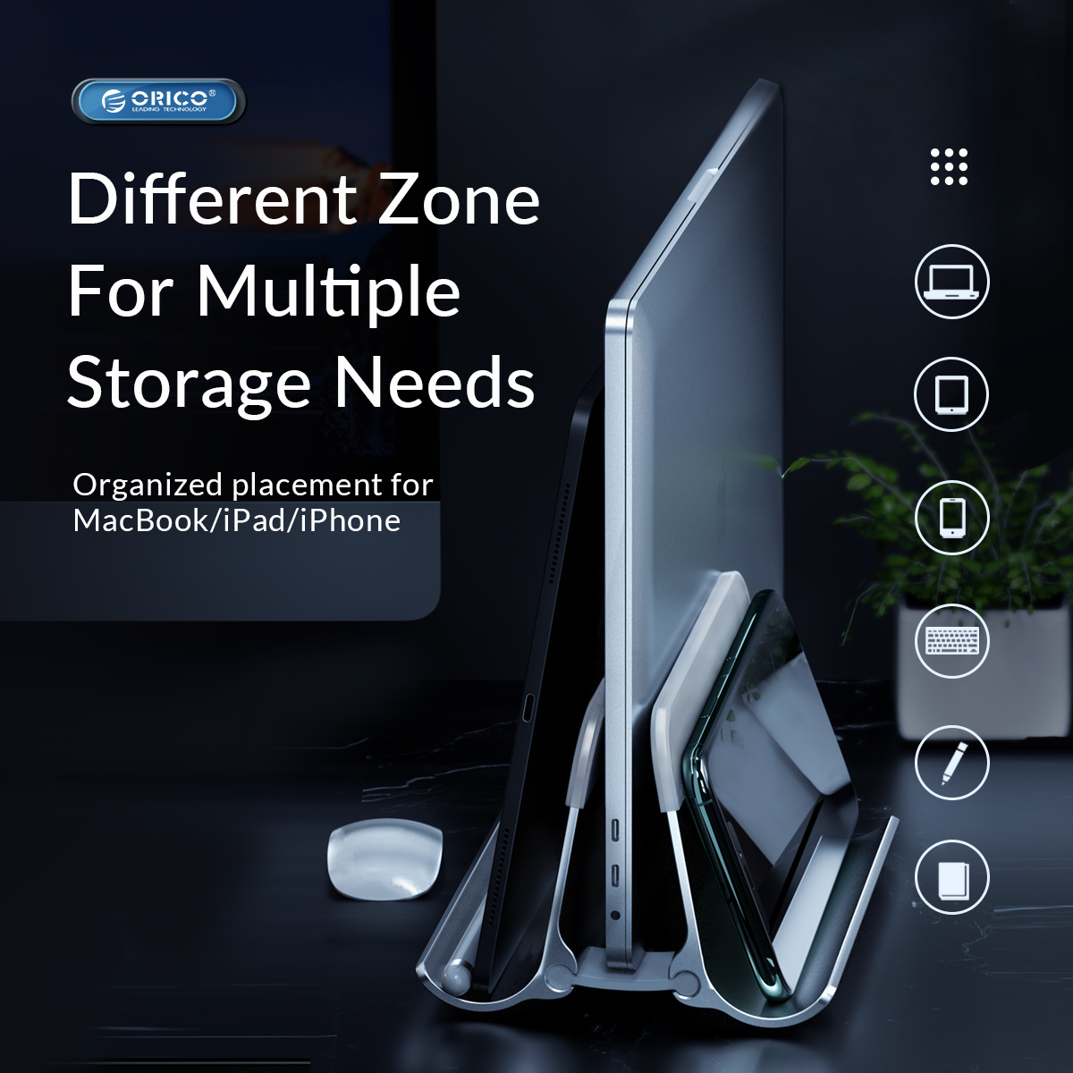 ORICO-soporte Vertical de alum - Dell Tablet Accessories reseña y precio