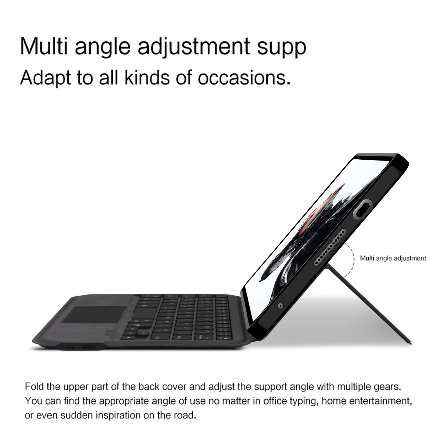 AJIUYU-funda con teclado tácti - Redmagic Tablet Accessories reseña y precio