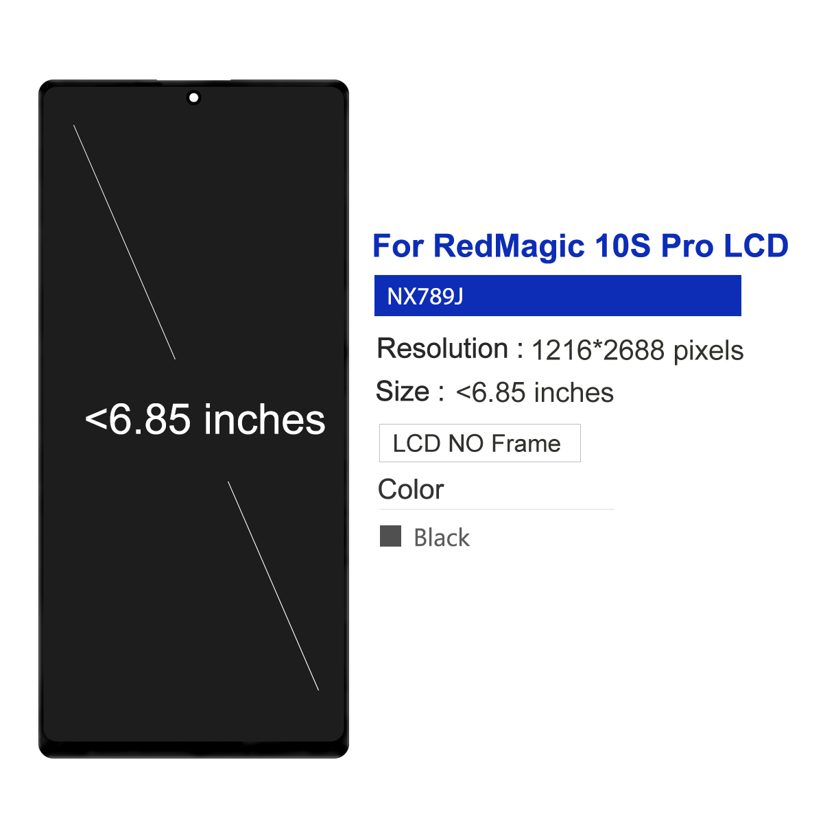 Pantalla para ZTE nubia Z70 Ul - Redmagic Tablet Accessories reseña y precio