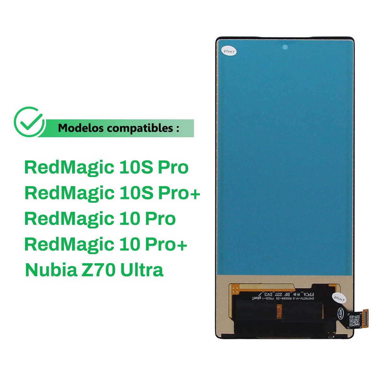 Pantalla para ZTE nubia Z70 Ul - Redmagic Tablet Accessories reseña y precio