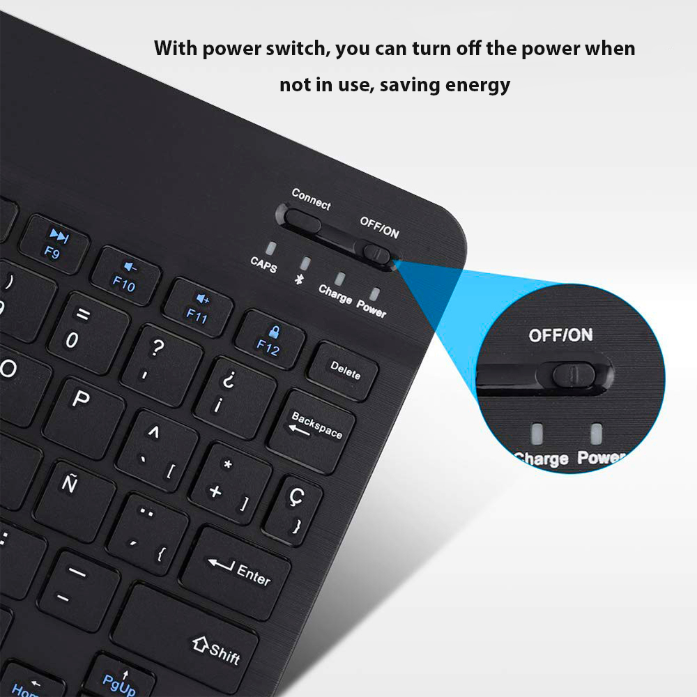 Teclado inalámbrico Bluetooth  - Accessories For Android Tablet reseña y precio