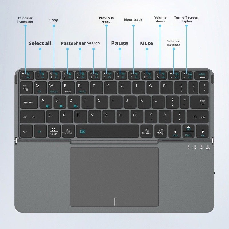 Teclado Plegable para Tablet I - Accessories For Android Tablet reseña y precio